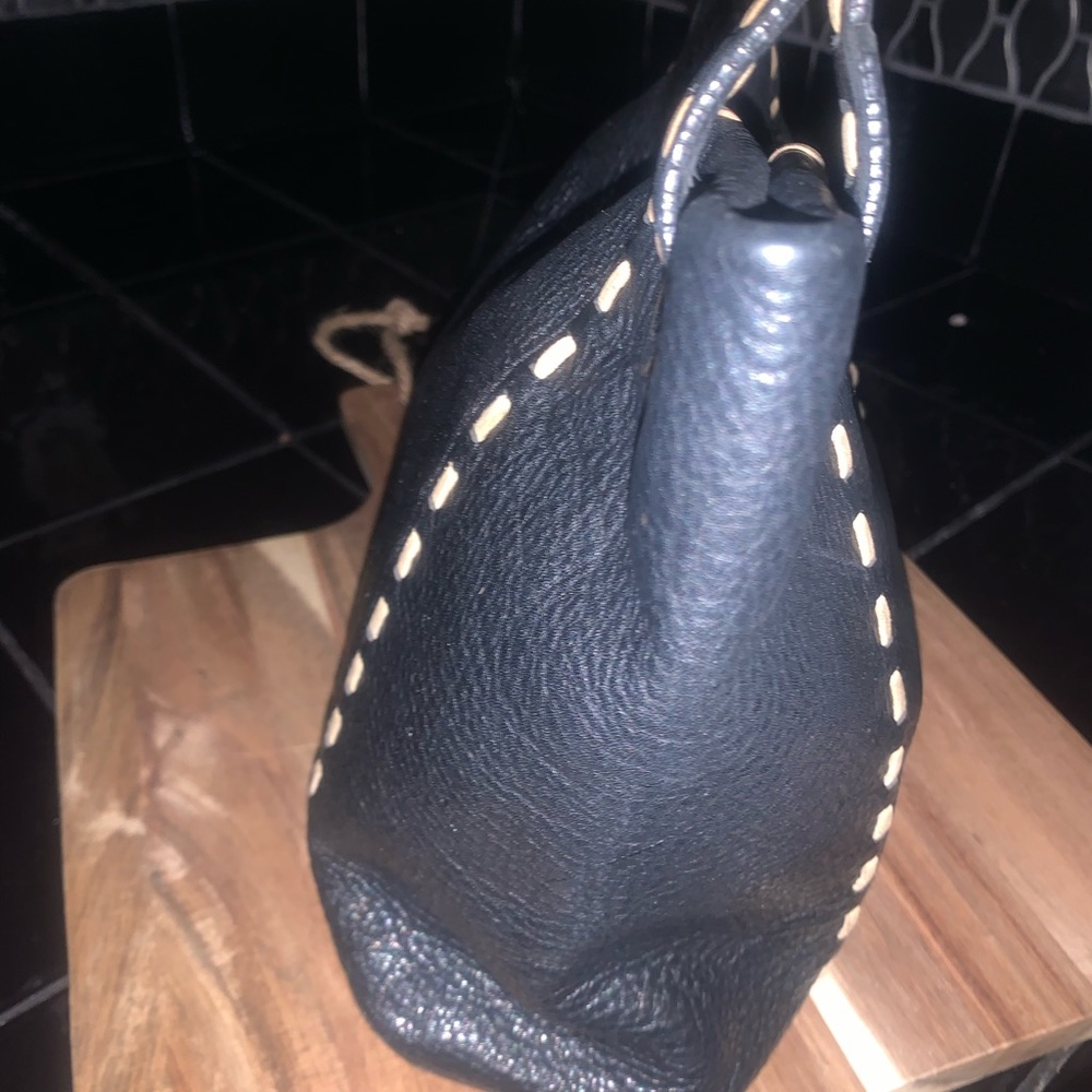 Monsac  Purse in soft pebble Leather black - Picture 5 of 10